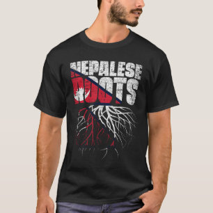 Flagge Nepals für das nepalesische Roots-Nepal T-Shirt