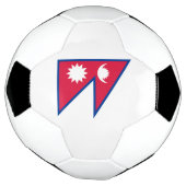 Flagge Nepals Fußball (Gedreht)
