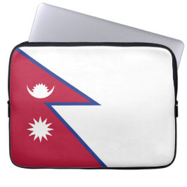 Flagge Nepals Laptopschutzhülle