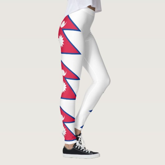 Flagge Nepals Leggings (Rechts)