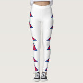 Flagge Nepals Leggings (Vorderseite)