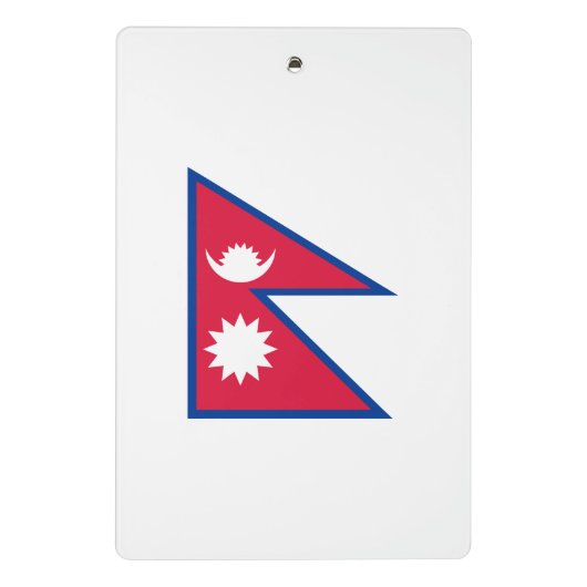 Flagge Nepals Mini-Zwischenablage Mini Klemmbrett (Rückseite)