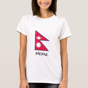 Flagge Nepals (Nepalesen) T-Shirt