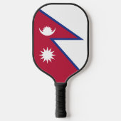 Flagge Nepals Pickleball Schläger (Vorderseite)