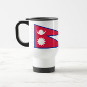 Flagge Nepals Reisebecher (Links)