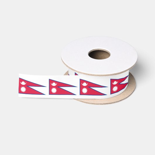 Flagge Nepals Satinband (Spule)