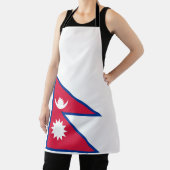 Flagge Nepals Schürze (InSitu)