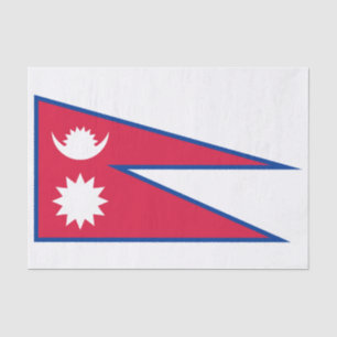 Flagge Nepals Seidenpapier