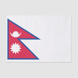 Flagge Nepals Seidenpapier