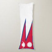 Flagge Nepals Seitenschläferkissen (Vorderseite Vertikal)