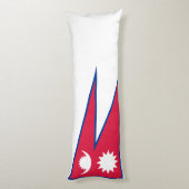 Flagge Nepals Seitenschläferkissen (Rückseite (Vertikal))