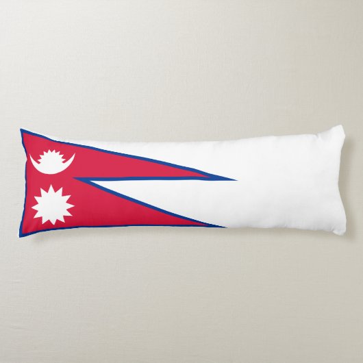 Flagge Nepals Seitenschläferkissen (Vorderseite)