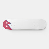 Flagge Nepals Skateboard (Horizontal)