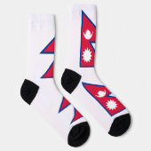 Flagge Nepals Socken (Rechts)