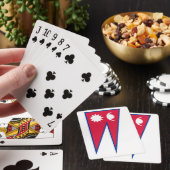Flagge Nepals Spielkarten (In Situ)