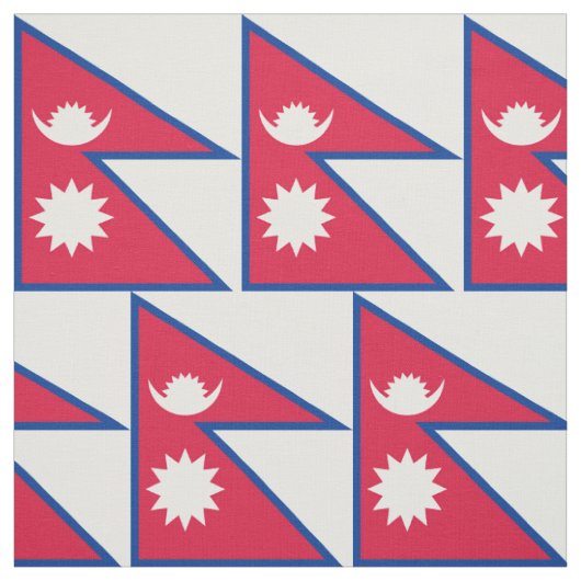 Flagge Nepals Stoff (Muster)