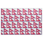 Flagge Nepals Stoff (Fat Quarter (45,7 x 55,9 cm))