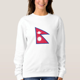Flagge Nepals Sweatshirt