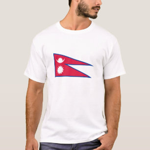 Flagge Nepals T-Shirt