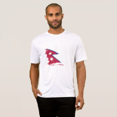 Flagge Nepals T-Shirt (Vorne ganz)