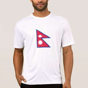 Flagge Nepals T-Shirt