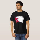 Flagge Nepals T-Shirt (Vorne ganz)