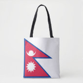 Flagge Nepals Tasche (Vorderseite)