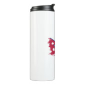 Flagge Nepals Thermosbecher (Nach links gedreht)