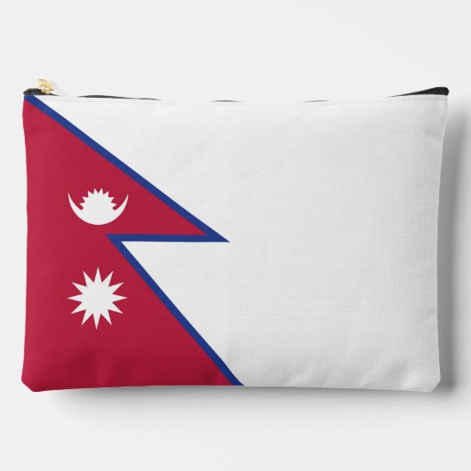 Flagge Nepals Zubehörtasche (Vorderseite)