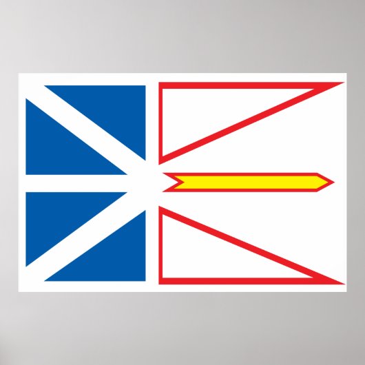 Flagge Neufundland Poster (Vorne)