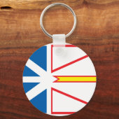 Flagge Neufundland Schlüsselanhänger (Vorderseite)