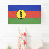 Flagge Neukaledoniens Banner (Insitu)