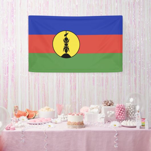 Flagge Neukaledoniens Banner (Party)