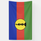 Flagge Neukaledoniens Banner (Vertikal)