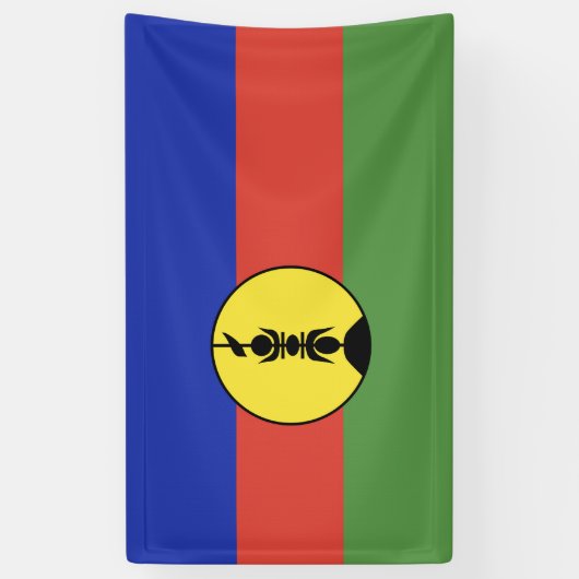 Flagge Neukaledoniens Banner (Vertikal)