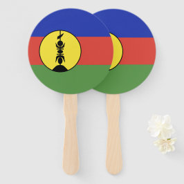 Flagge Neukaledoniens Fächer