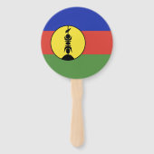 Flagge Neukaledoniens Fächer (Vorderseite)