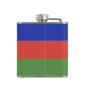 Flagge Neukaledoniens Flachmann (Rückseite)