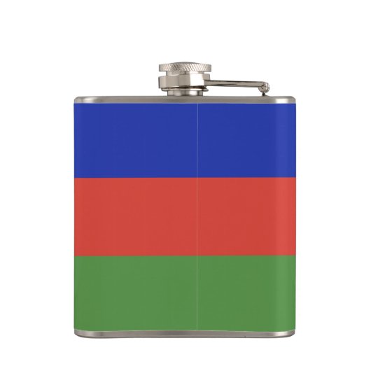 Flagge Neukaledoniens Flachmann (Rückseite)