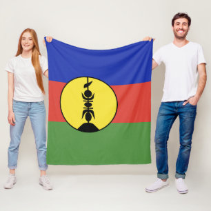 Flagge Neukaledoniens Fleecedecke