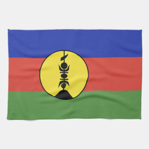 Flagge Neukaledoniens Geschirrtuch