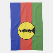 Flagge Neukaledoniens Geschirrtuch (Vertikal)