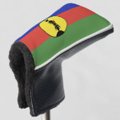 Flagge Neukaledoniens Golf Headcover (3/4 Vorderseite)