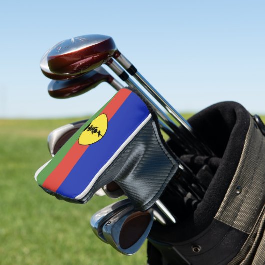 Flagge Neukaledoniens Golf Headcover (In Situ)