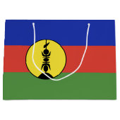 Flagge Neukaledoniens Große Geschenktüte (Vorderseite)