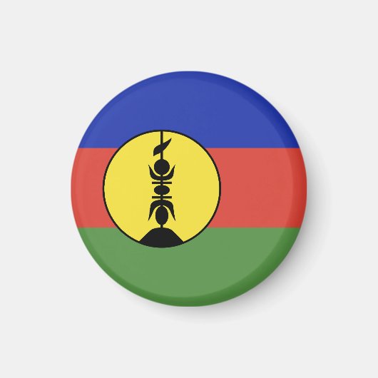 Flagge Neukaledoniens Magnet (Vorne)
