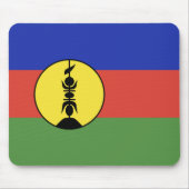 Flagge Neukaledoniens Mousepad (Vorne)
