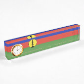 Flagge Neukaledoniens Namensplakette