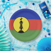 Flagge Neukaledoniens Pappteller (Party)