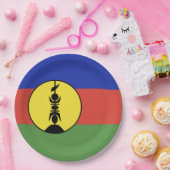 Flagge Neukaledoniens Pappteller (Party)